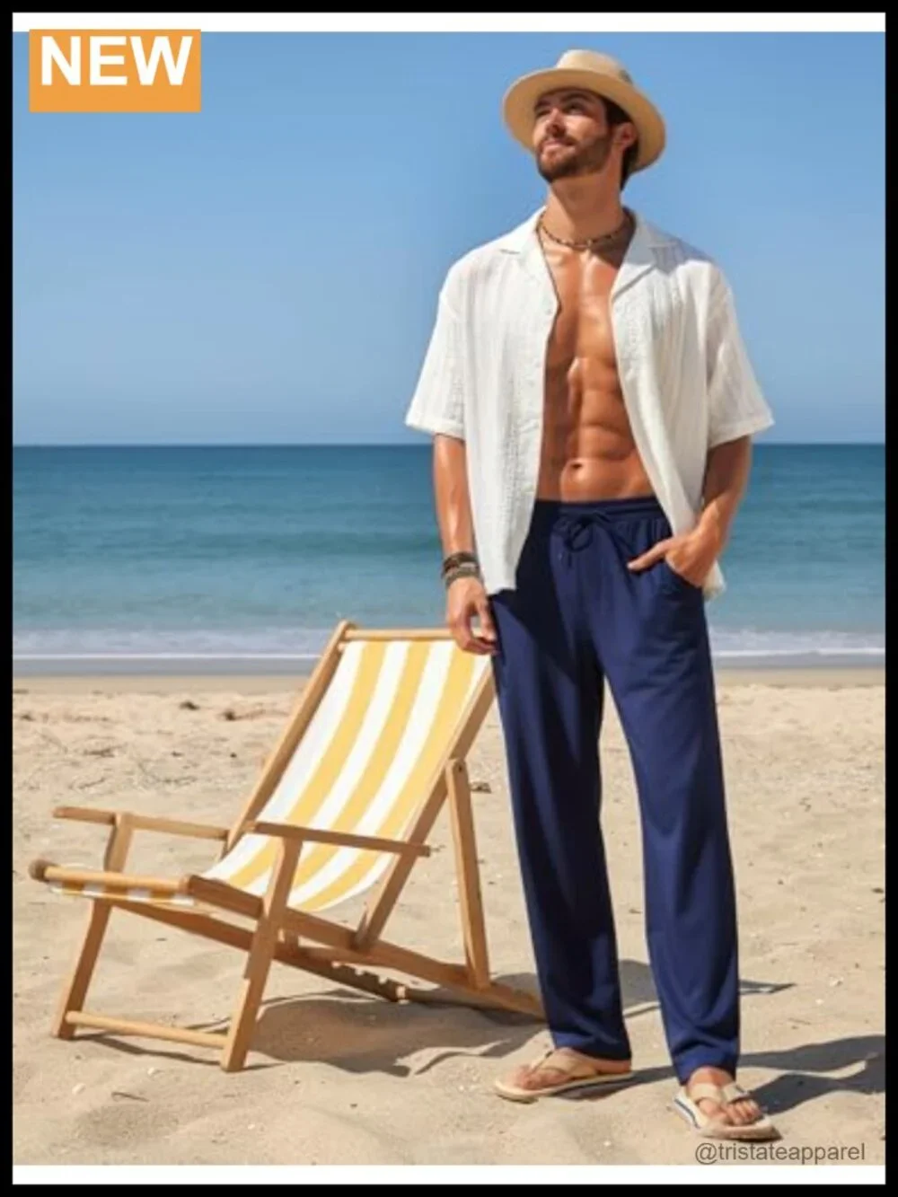 Men's Quick Dry UPF 50+ Swim Pants with Pockets Drawstring Waist